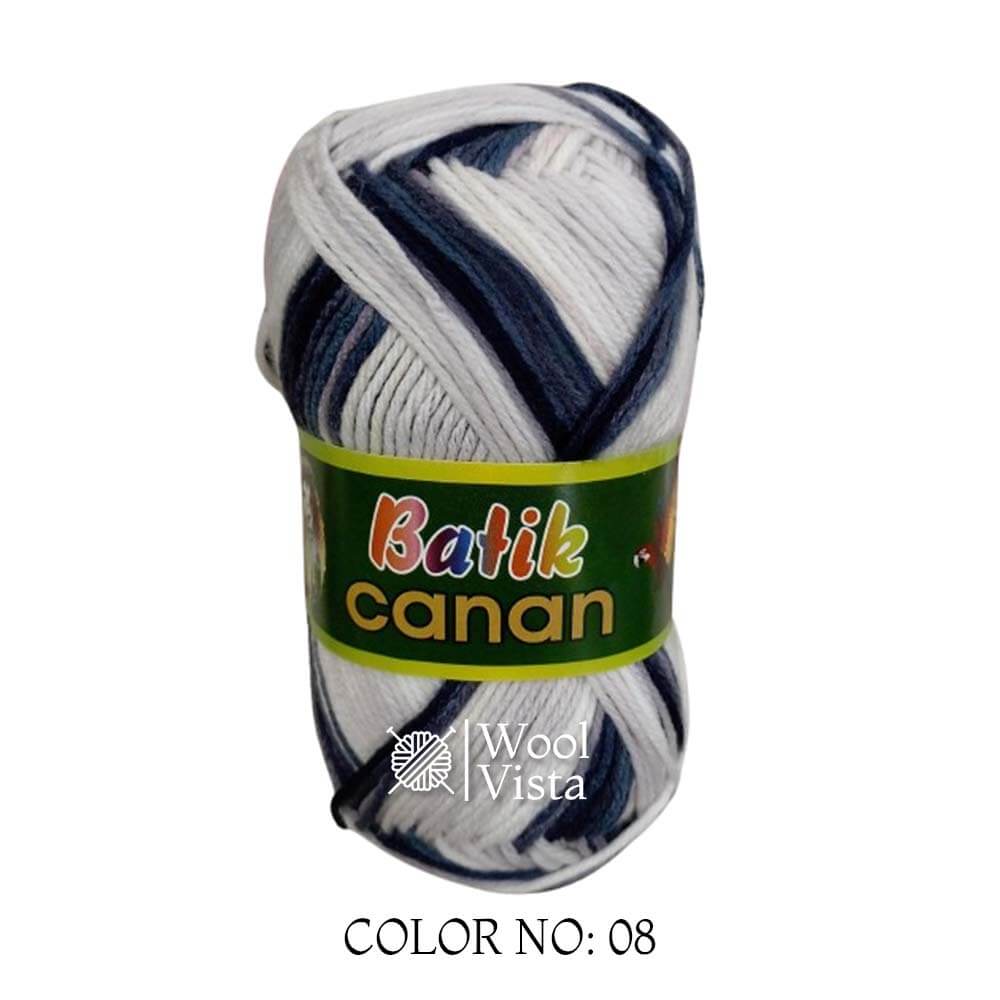 BATIK CANAN - MULTICOLOR YARN BALL (PACK OF 4)