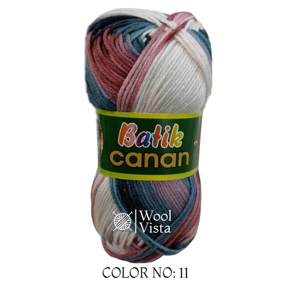 BATIK CANAN - MULTICOLOR YARN BALL (PACK OF 4)