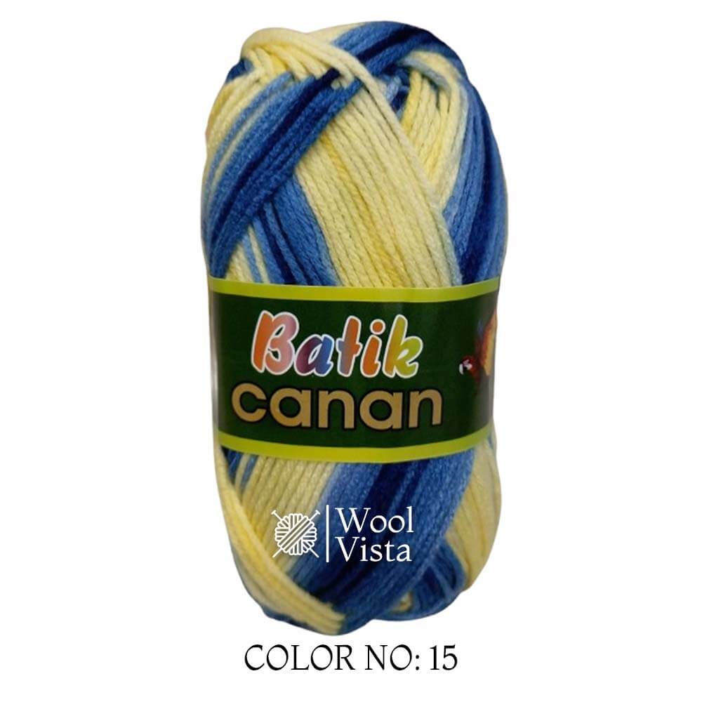 BATIK CANAN - MULTICOLOR YARN BALL (PACK OF 4)