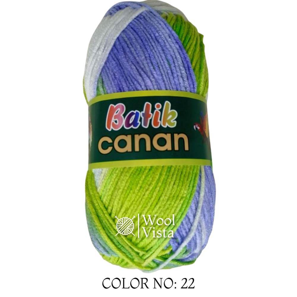 BATIK CANAN - MULTICOLOR YARN BALL (PACK OF 4)