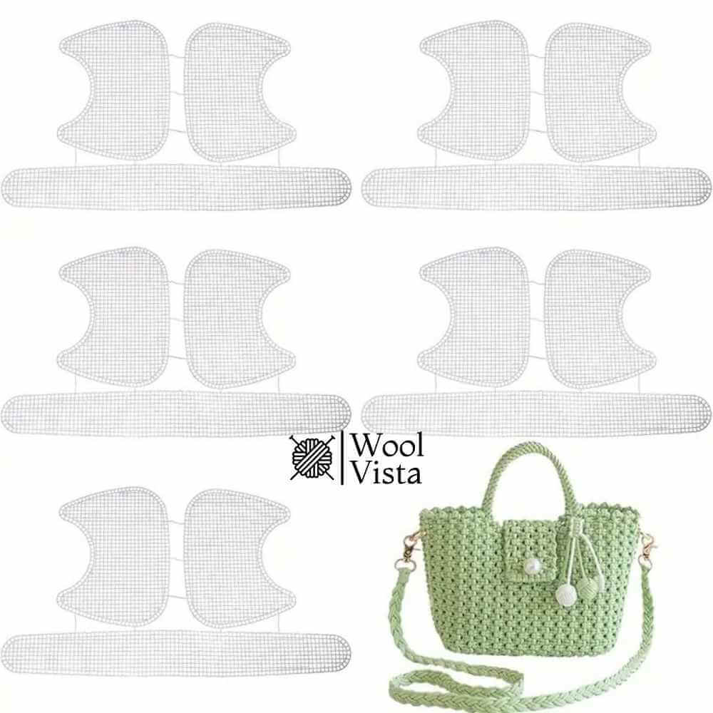 PLASTIC CANVAS MESH SHEETS FOR BAGS AND DIY ACCESSORIES