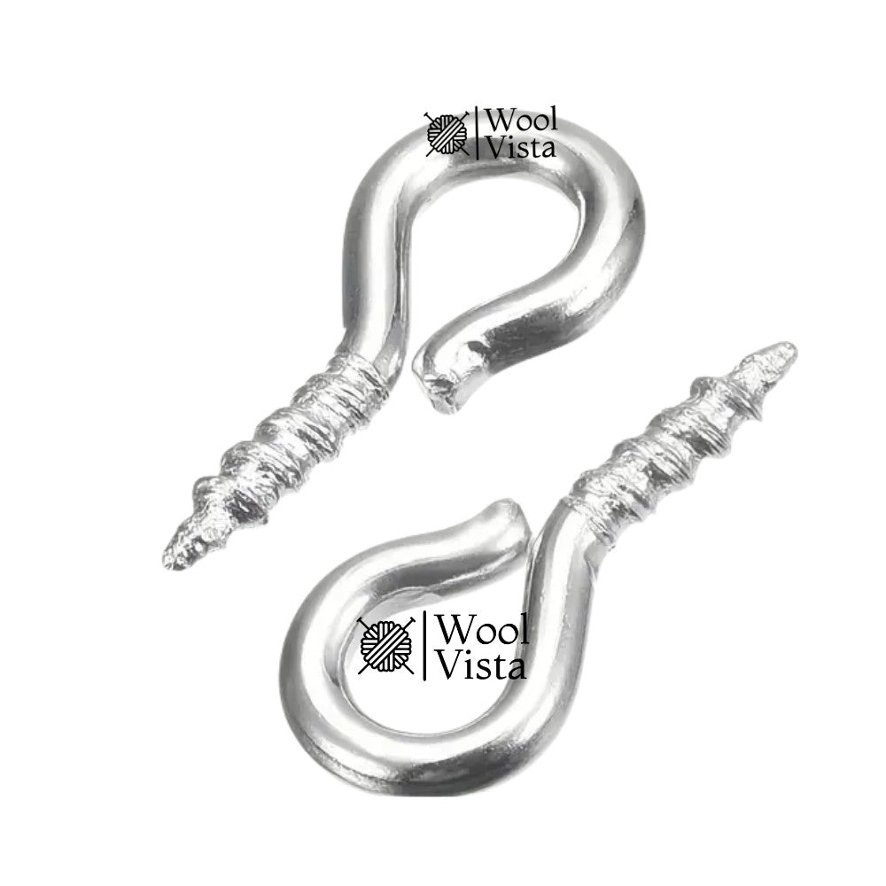 METAL SCREW PINS HOOKS – 20PCS MINI EYE PINS & EYE SCREWS FOR RESIN KEYCHAINS, JEWELRY MAKING & DIY ART CRAFTS