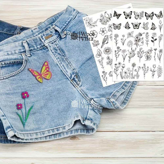 A4 STICKY WATER SOLUBLE EMBROIDERY STABILIZER PAPER – SELF-ADHESIVE WASH AWAY EMBROIDERY TRANSFER SHEETS