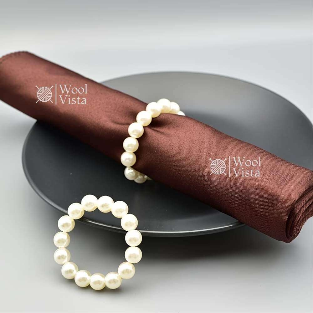 ACRYLIC PEARL-LIKE ROUND RINGS – 10PCS 38MM BAROQUE STYLE RINGS FOR PHONE CASE DECOR, RESIN ART, JEWELRY MAKING & DIY CRAFTS