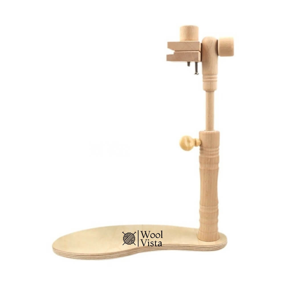 ADJUSTABLE WOODEN EMBROIDERY HOOP STAND