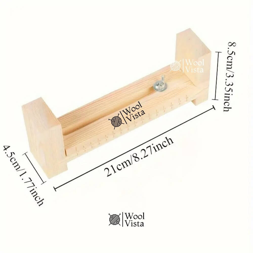 ADJUSTABLE WOODEN PARACORD BRACELET JIG KIT WITH CLIPS – DIY FRIENDSHIP BRACELET MAKER