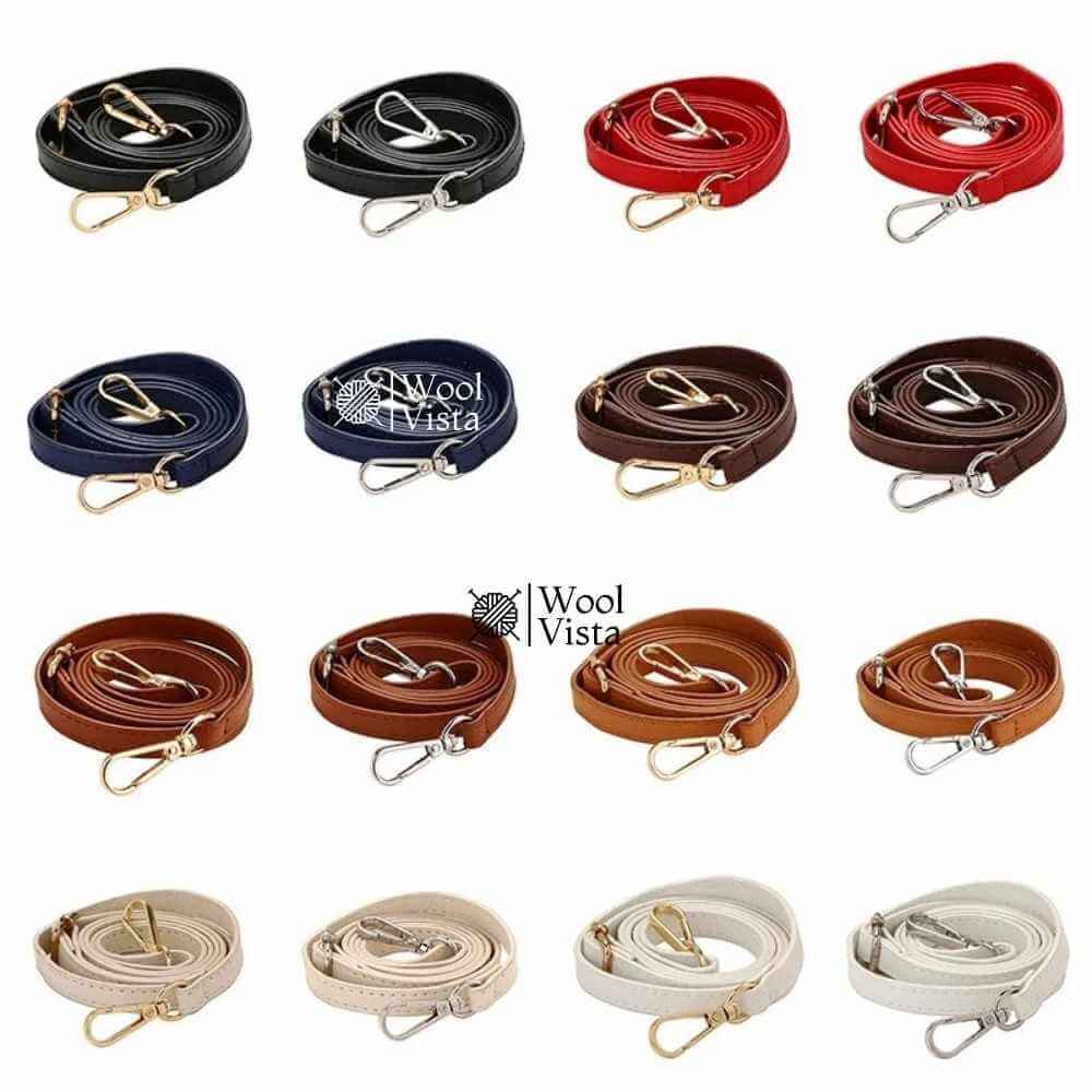 ADJUSTABLE PU LEATHER BAG STRAP
