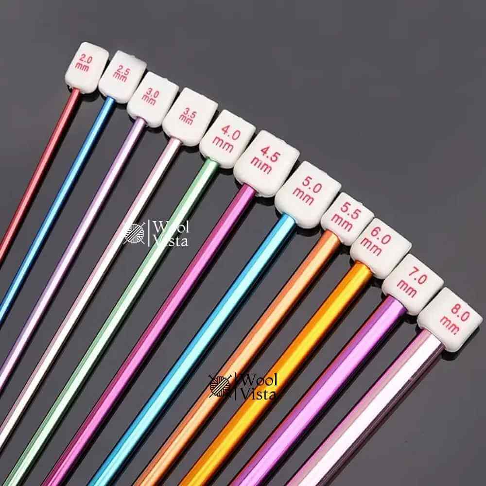 AFGHAN TUNISIAN CROCHET HOOK SET WITH FLEXIBLE WIRE – 11 SIZES (2MM TO 8MM)