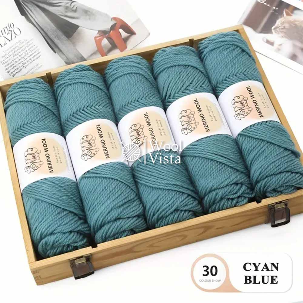 IMPORTED MERINO WOOL - 95% WOOL 5% ACRYLIC (PACK OF 5)