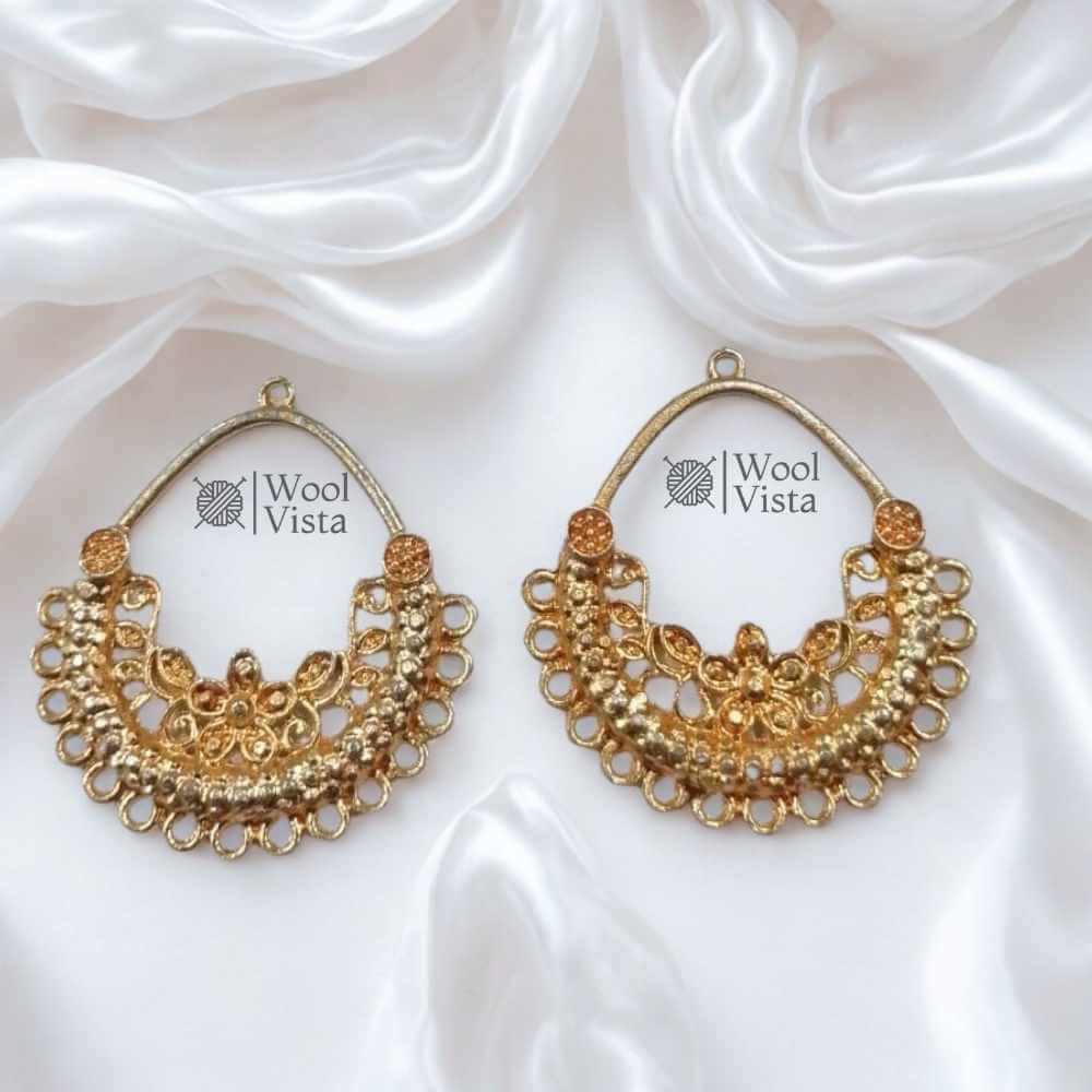 ASSORTED EARRING FRAMES – DIFFERENT SHAPES METAL BASES FOR RESIN & JEWELRY MAKING (1 PAIR)