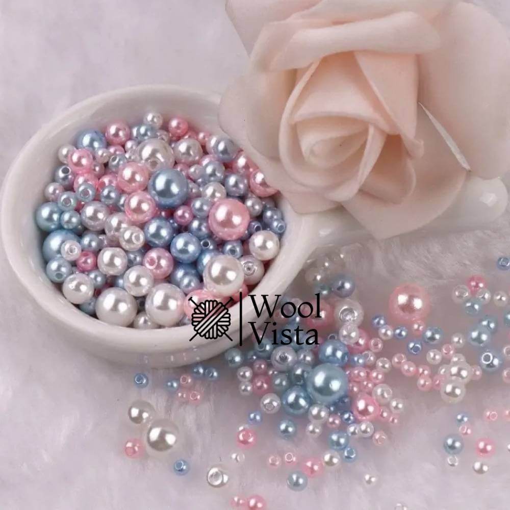 ASSORTED ROUND COLORS BEADS SET