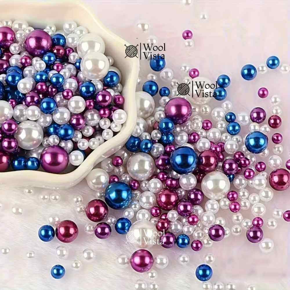 ASSORTED ROUND COLORS BEADS SET