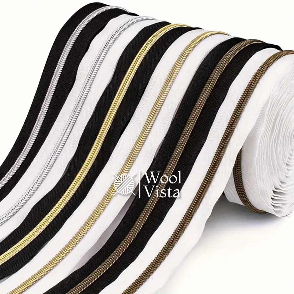 ZIPPER SLIDERS ROLL- (SET OF 4.5 METERS ZIPPER)