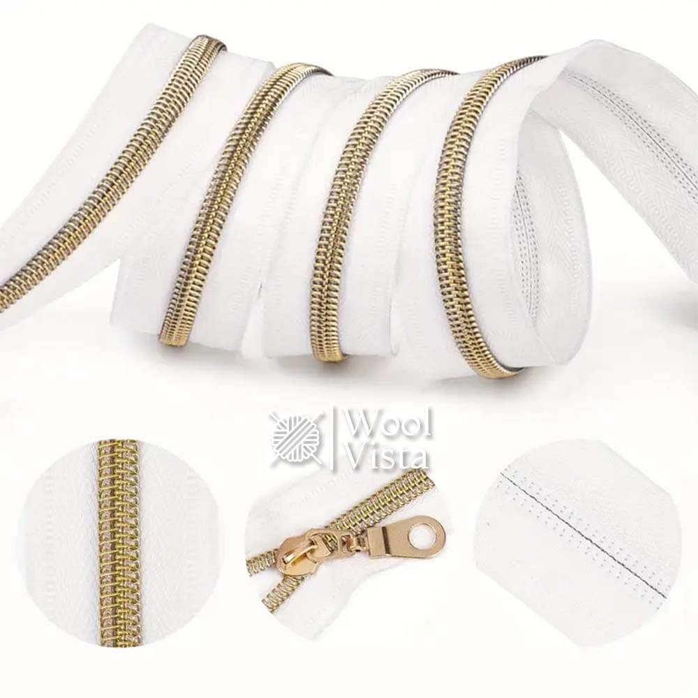 ZIPPER SLIDERS ROLL- (SET OF 4.5 METERS ZIPPER)