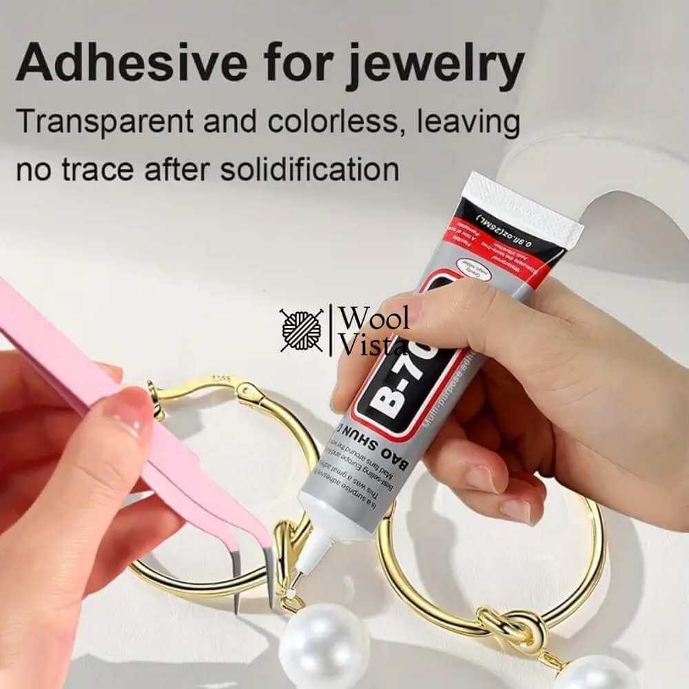 B7000 MULTI-PURPOSE ADHESIVE GLUE FOR JEWELRY AND CRAFTS
