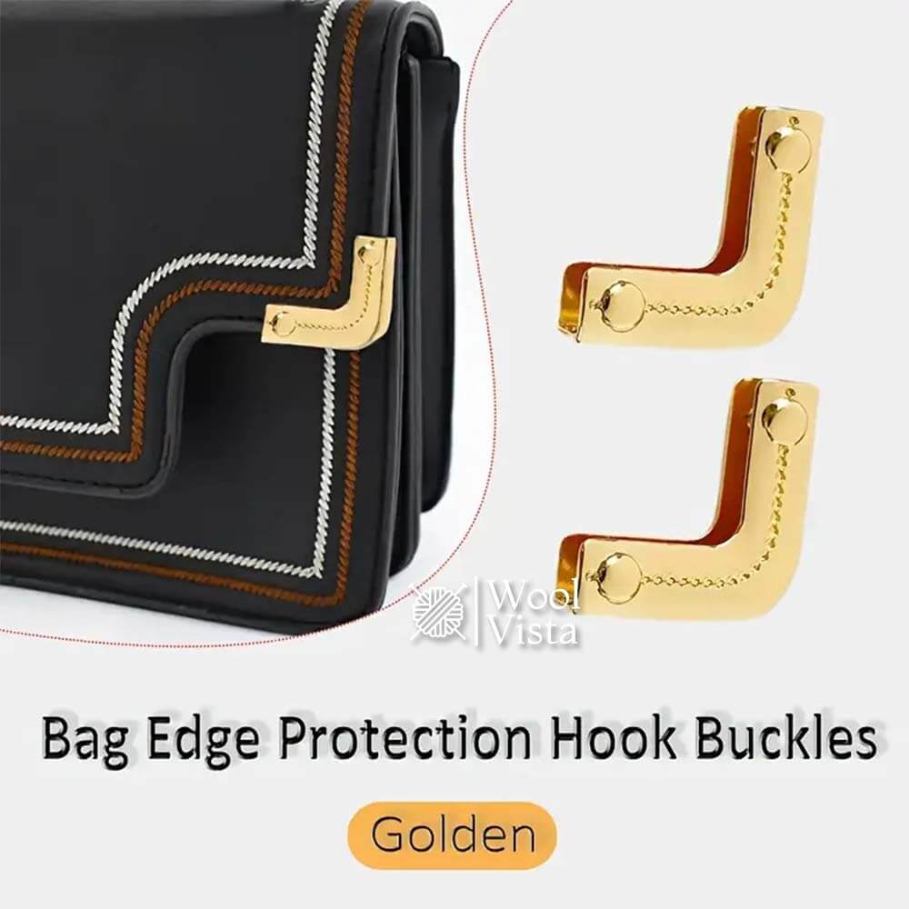 IMPORTED BAG EDGE PROTECTION - DECORATIVE BAG CORNER PROTECTORS (SET OF 2)
