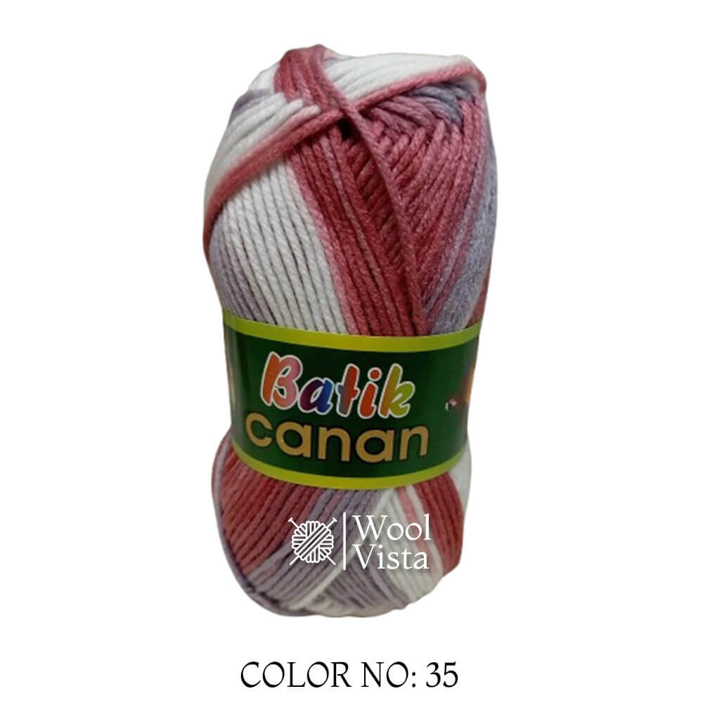 BATIK CANAN - MULTICOLOR YARN BALL (PACK OF 4)