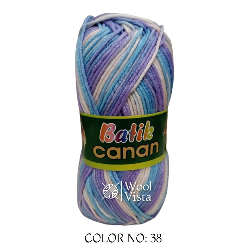 BATIK CANAN - MULTICOLOR YARN BALL (PACK OF 4)