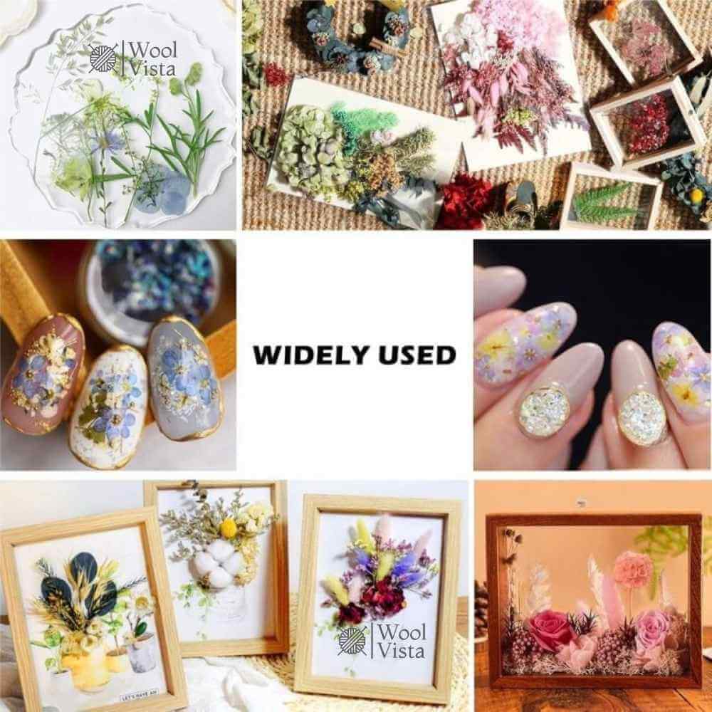 BOX OF NATURAL DRY FLOWERS FOR RESIN ART, CANDLE MAKING, SOAP CRAFTS & DIY DECORATIVE PROJECTS