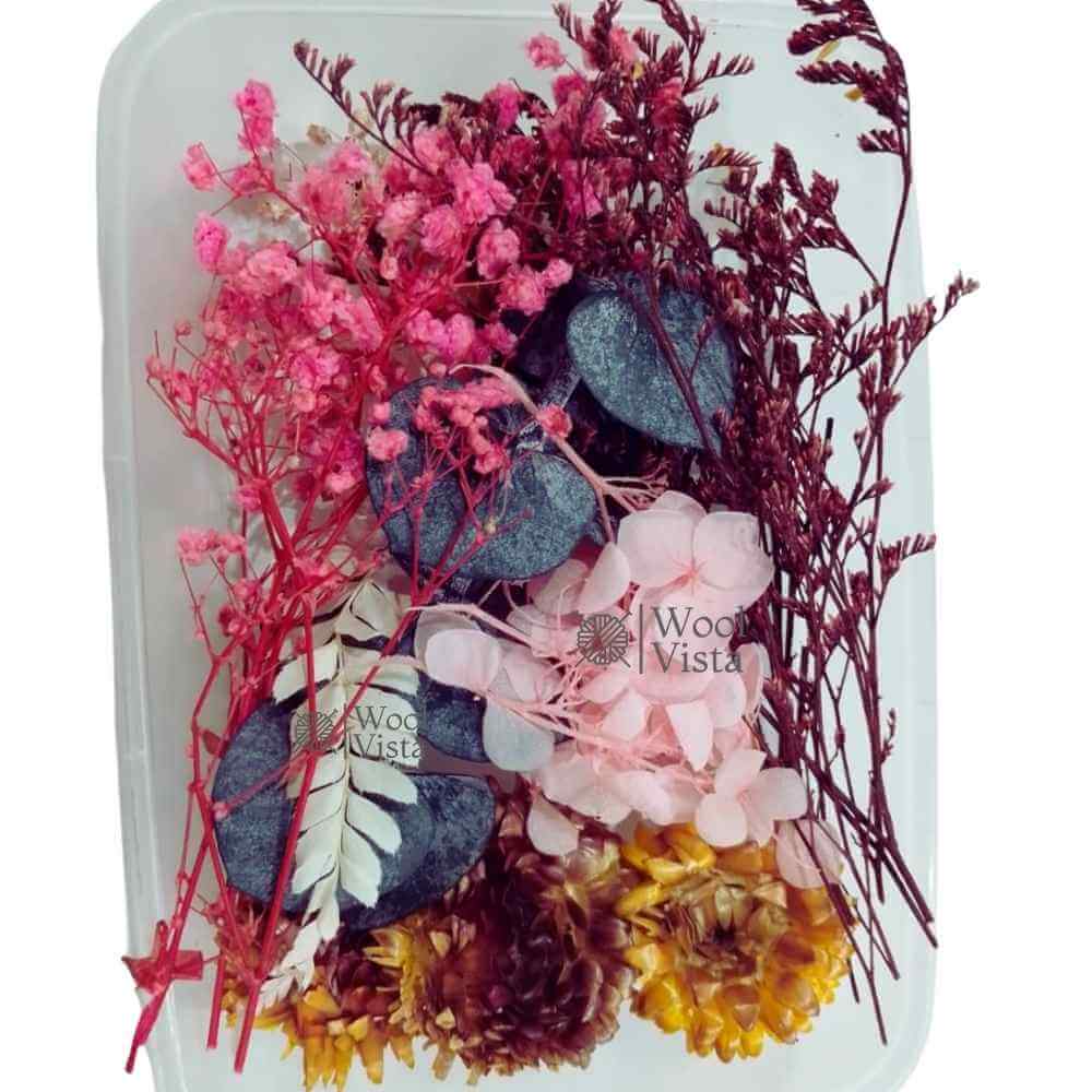 BOX OF NATURAL DRY FLOWERS FOR RESIN ART, CANDLE MAKING, SOAP CRAFTS & DIY DECORATIVE PROJECTS