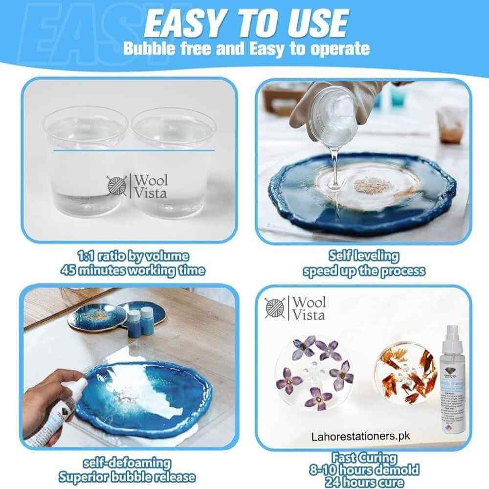 BUBBLE BUSTER AIR BUBBLE REMOVER SPRAY FOR EPOXY RESIN – ELIMINATES AIR BUBBLES QUICKLY, SAVING YOU TIME AND EFFORT