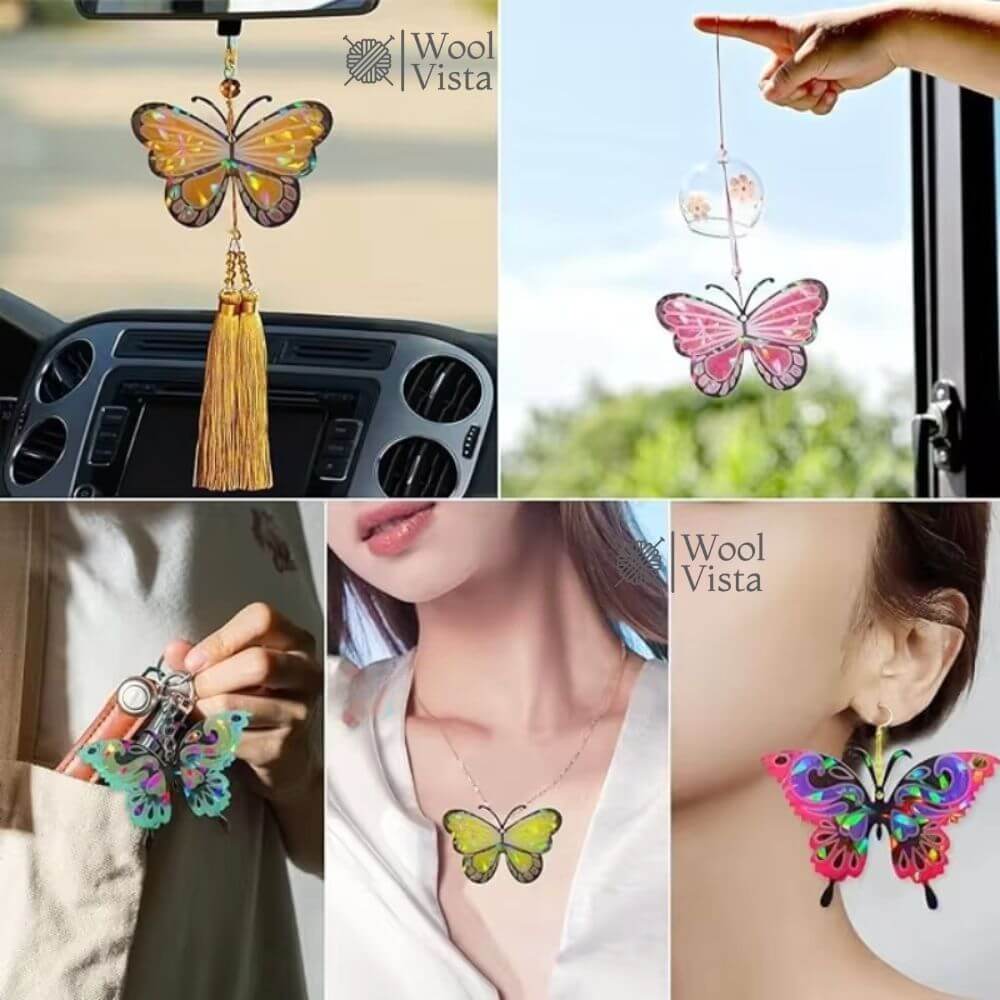 BUTTERFLY RESIN EARRING MOLDS – SILICONE JEWELRY MOLD KIT FOR DIY EARRINGS, PENDANTS, KEYCHAINS & NECKLACE MAKING