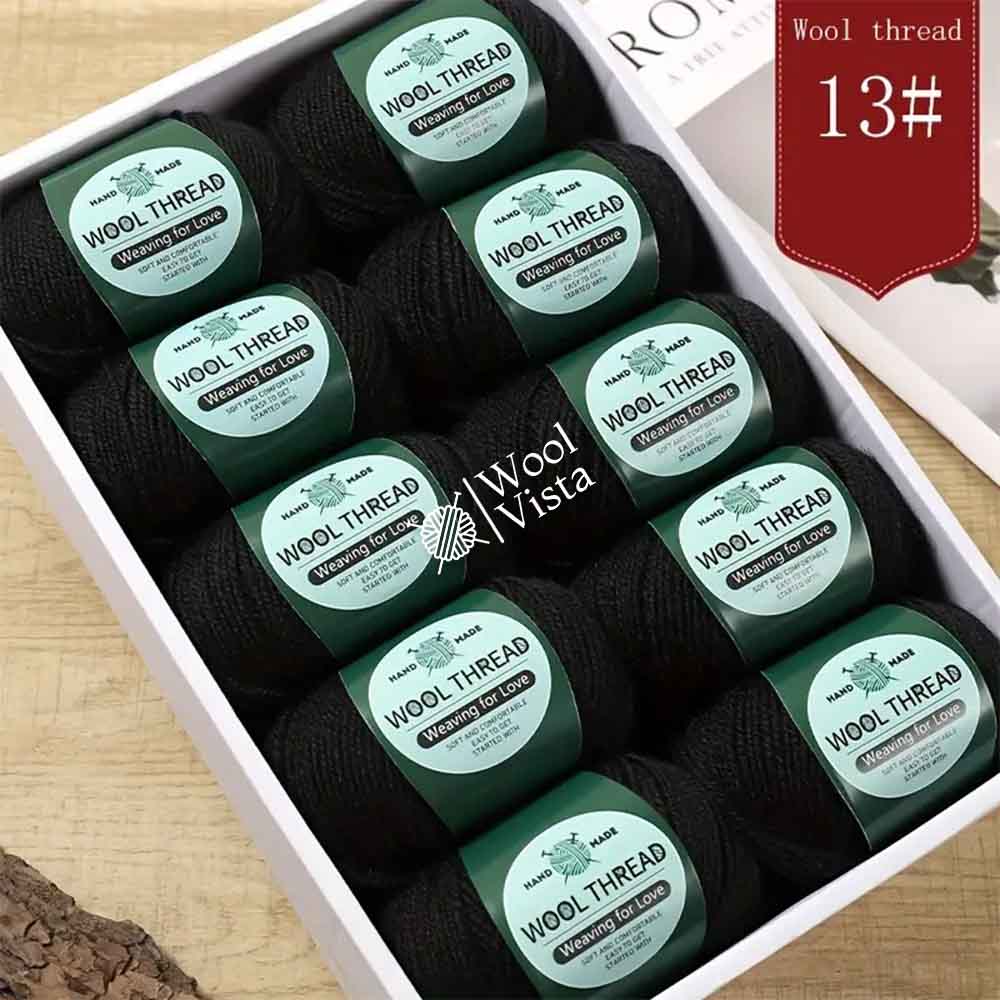 IMPORTED AUSTRALIAN PURE WOOL - 95% WOOL, 5% ANTI PILLING FIBER (PACK OF 10)