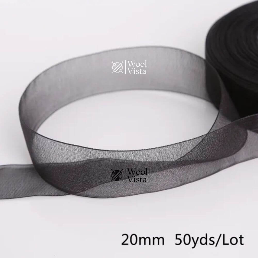 ORGANZA RIBBONS – DECORATIVE RIBBON FOR GIFT WRAPPING, CRAFTS & PARTY DECOR