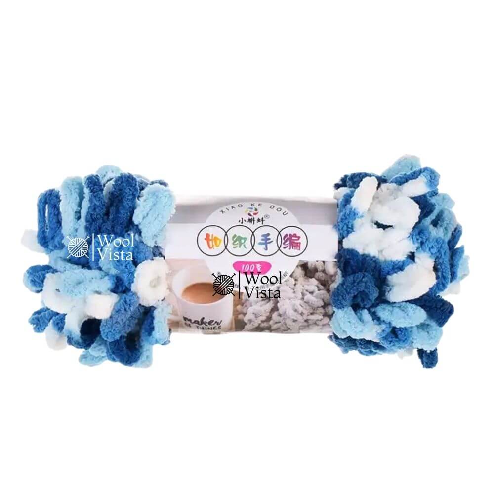 SOFT LOOP YARN BALL – DIY KNITTING YARN FOR SCARVES, BAGS, BLANKETS & CRAFTS