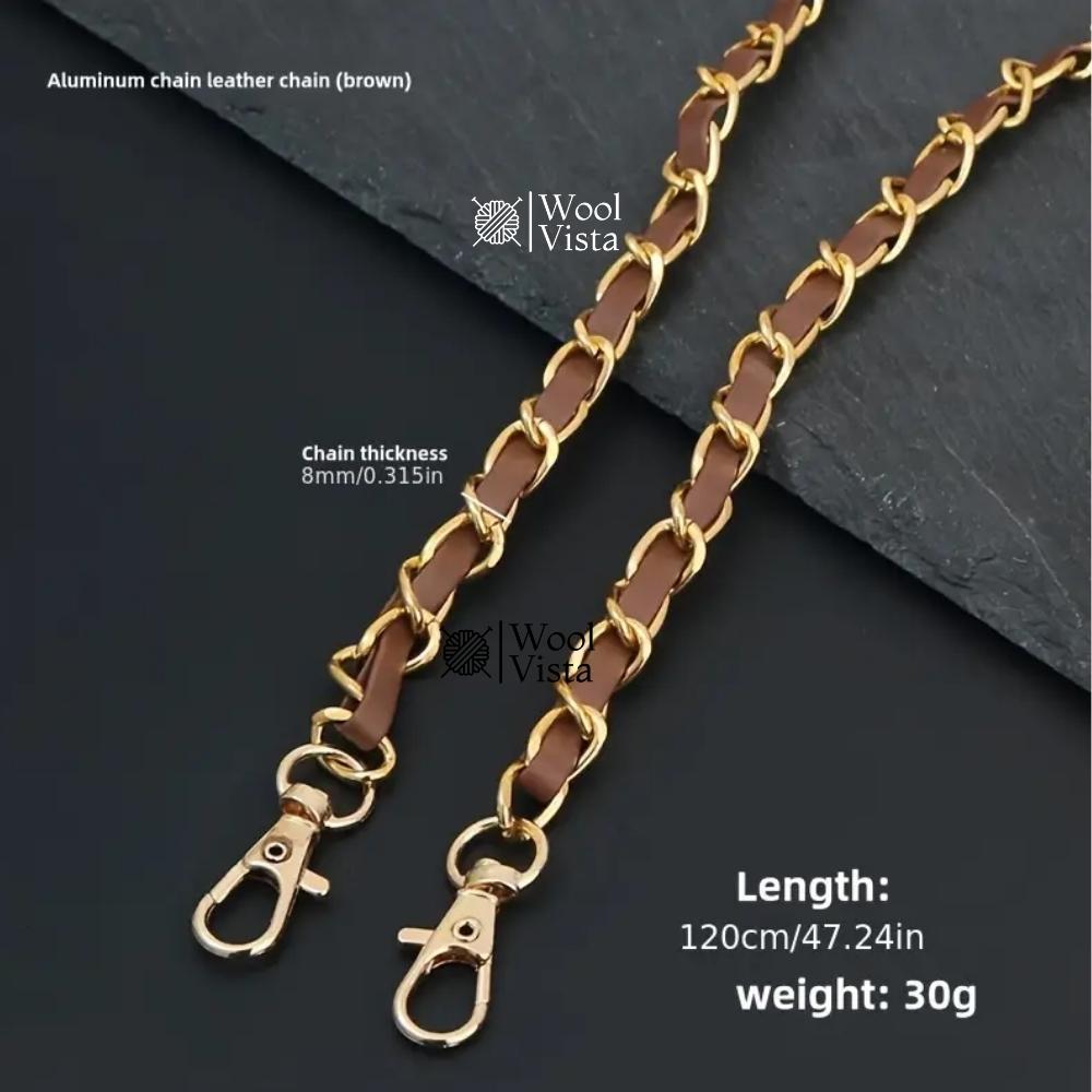 METAL CHAIN STRAP FOR HANDBAGS – DURABLE & STYLISH PURSE ACCESSORY