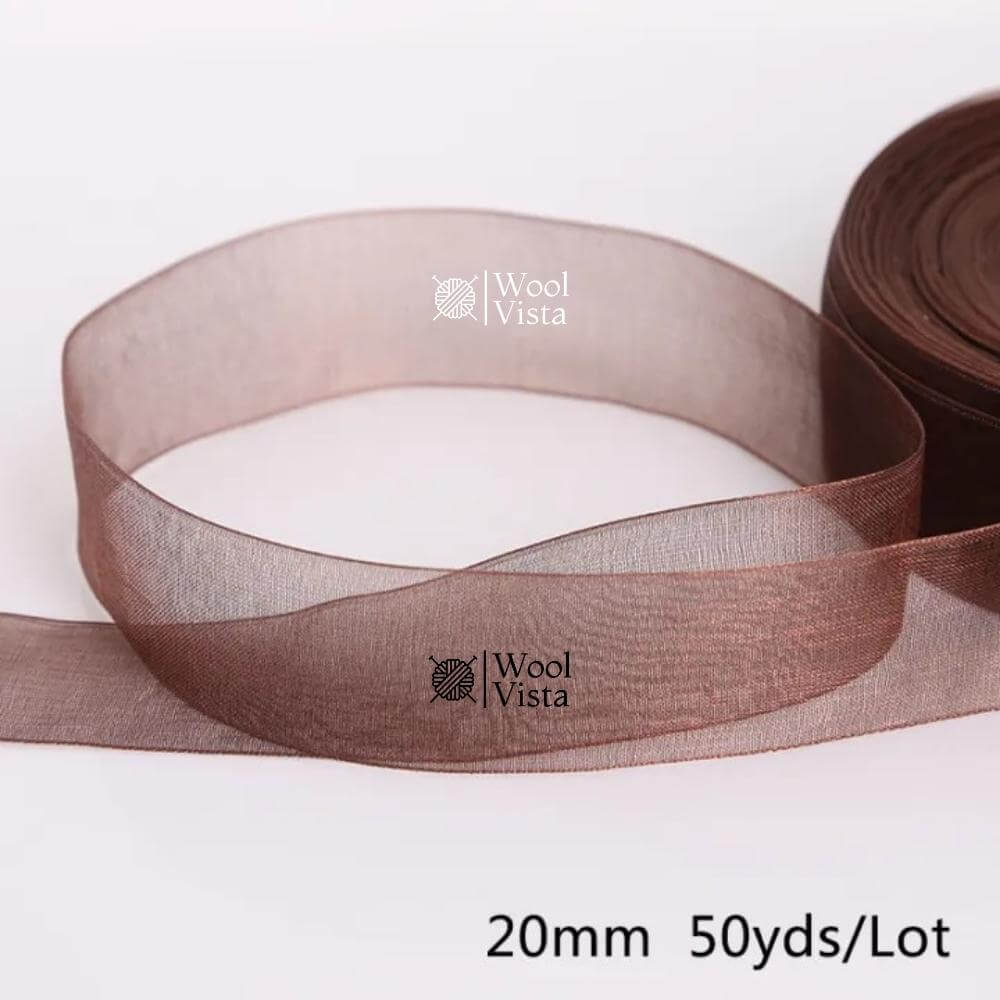 ORGANZA RIBBONS – DECORATIVE RIBBON FOR GIFT WRAPPING, CRAFTS & PARTY DECOR