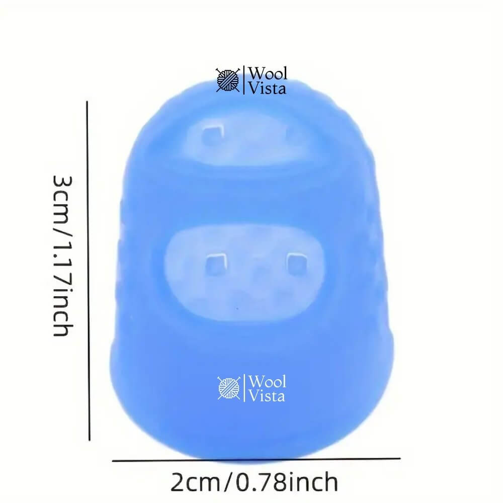 COLORFUL SILICONE THIMBLE SET – BREATHABLE FINGER PROTECTORS FOR SEWING, QUILTING & DIY CRAFTS (5 PCS)