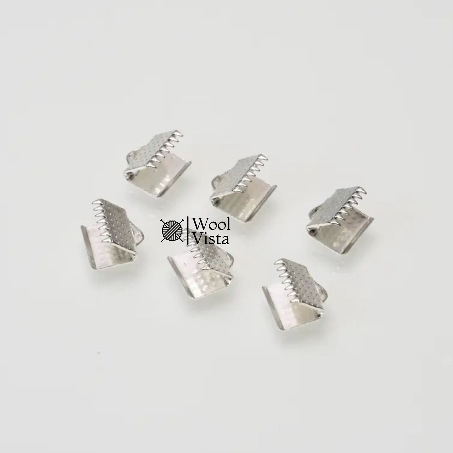 CRIMP CLIPS 8.2MM (PACK OF 20) – ESSENTIAL JEWELRY FINDINGS FOR DIY BRACELETS, NECKLACES & CRAFT PROJECTS