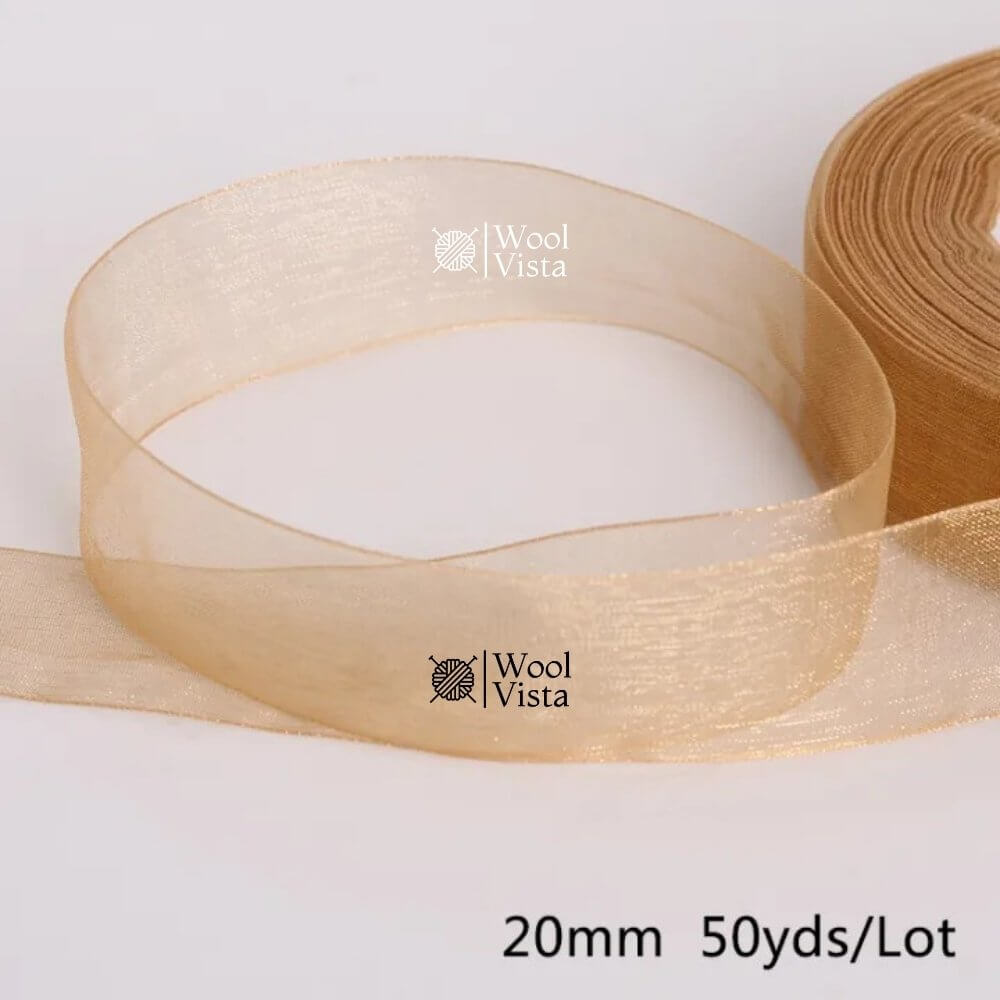 ORGANZA RIBBONS – DECORATIVE RIBBON FOR GIFT WRAPPING, CRAFTS & PARTY DECOR