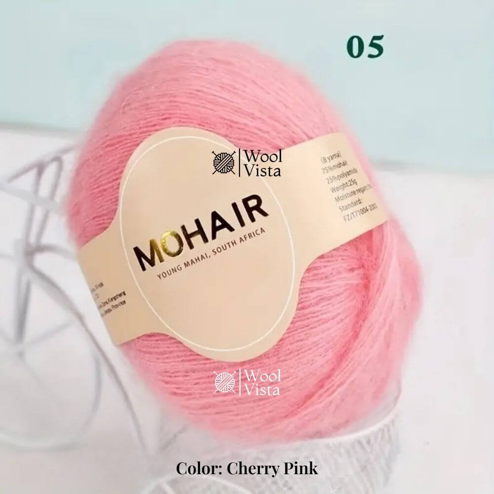 MOHAIR LUXURY YARN SET – SOFT & FLUFFY LONG FIBER YARN - (PACK OF 6)
