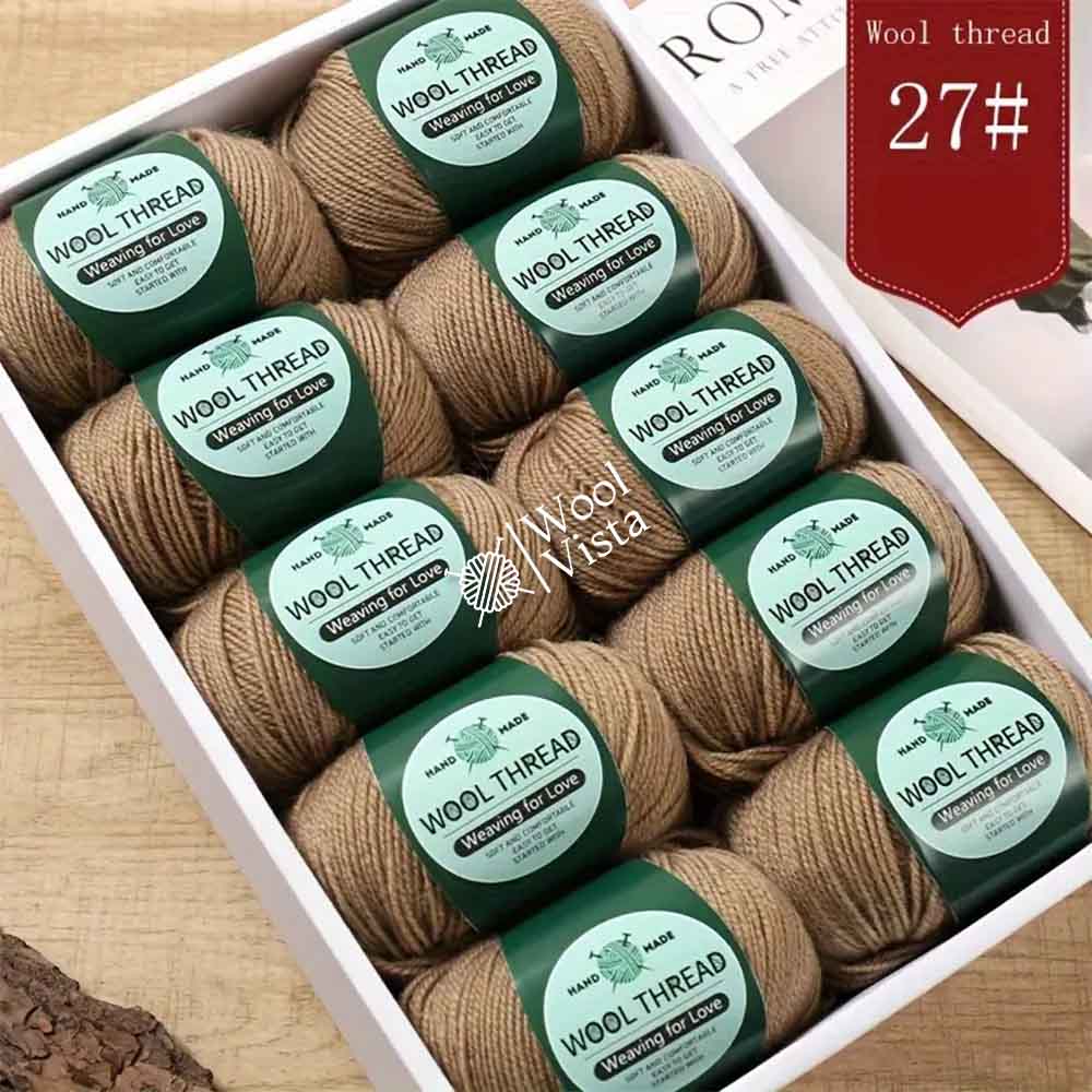 IMPORTED AUSTRALIAN PURE WOOL - 95% WOOL, 5% ANTI PILLING FIBER (PACK OF 10)