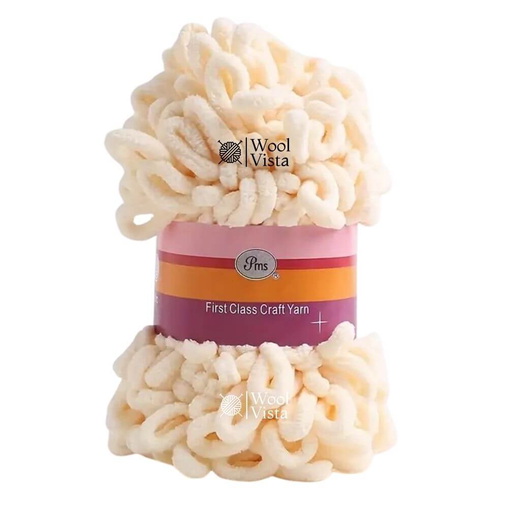 SOFT LOOP YARN BALL – DIY KNITTING YARN FOR SCARVES, BAGS, BLANKETS & CRAFTS