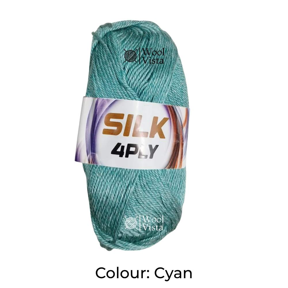 SUPER SOFT SILKY YARN BALL (PACK OF 4 YARN BALLS)