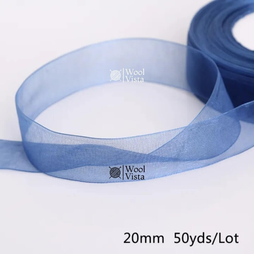 ORGANZA RIBBONS – DECORATIVE RIBBON FOR GIFT WRAPPING, CRAFTS & PARTY DECOR