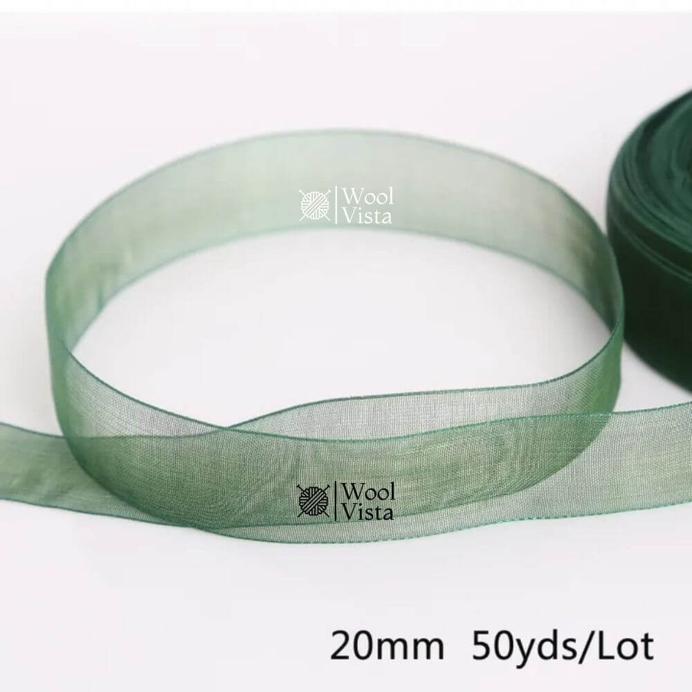 ORGANZA RIBBONS – DECORATIVE RIBBON FOR GIFT WRAPPING, CRAFTS & PARTY DECOR