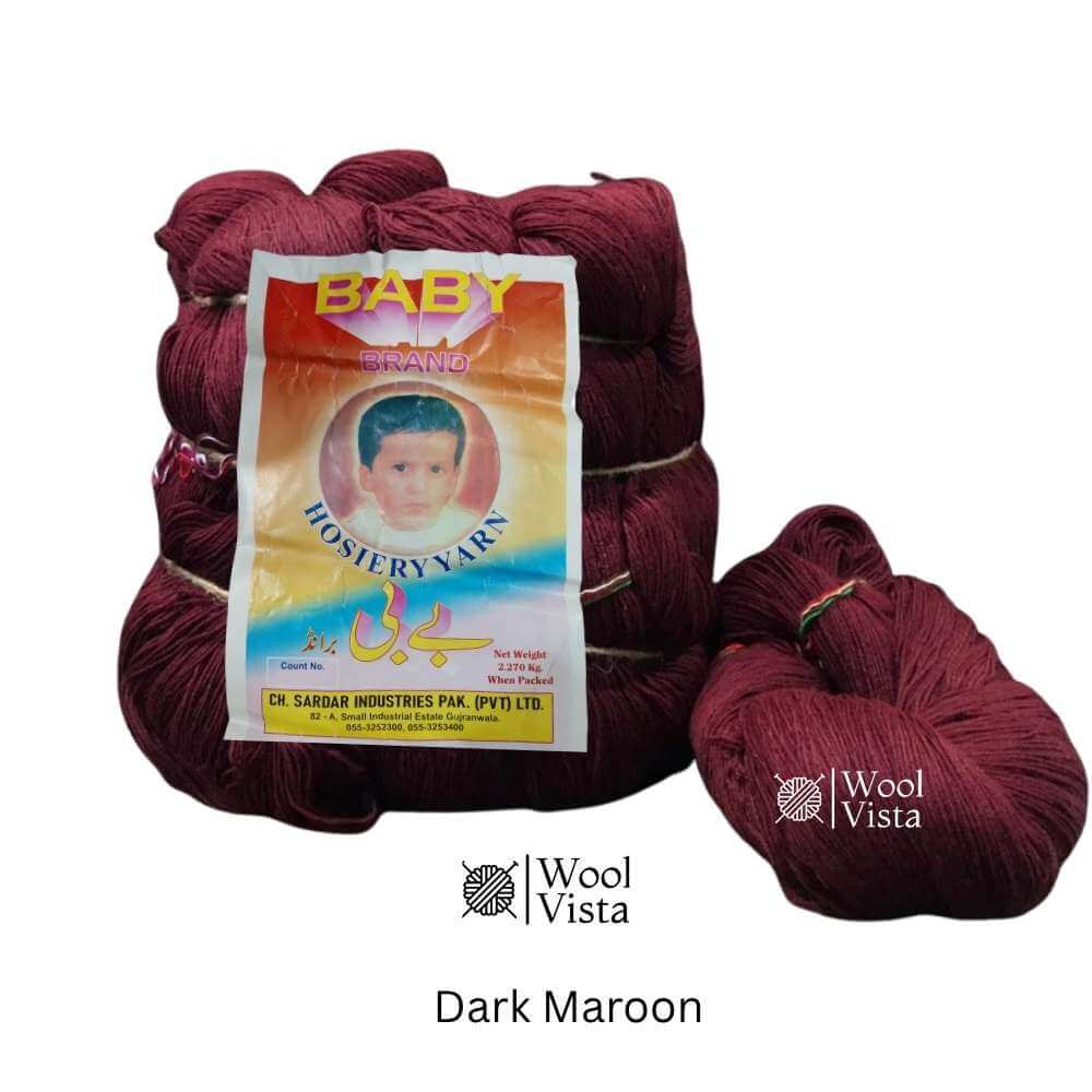 FINEST SOFT CROCHET YARN 3 PLY HANK - FOR KNITTING & CRAFTING