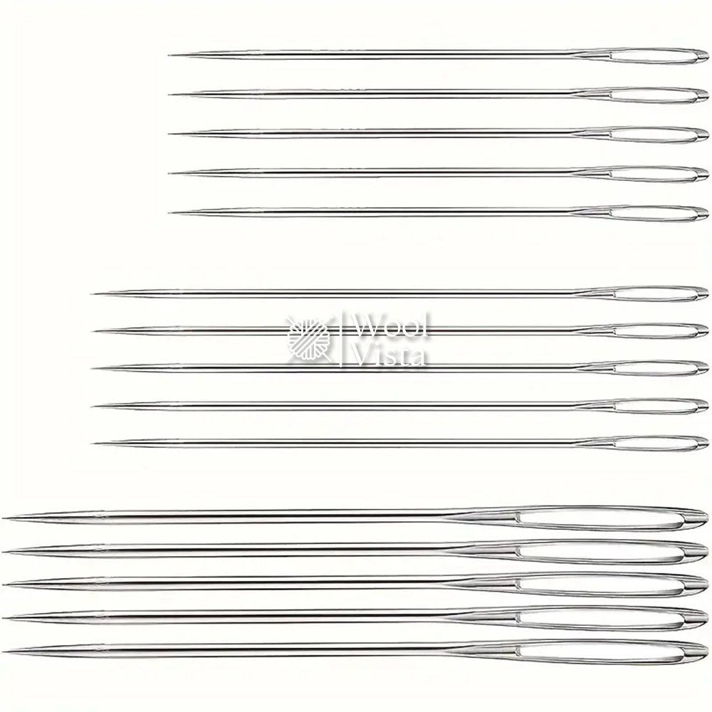 EMBROIDERY NEEDLES WITH BLUNT HEADS AND LARGE EYES FOR SWEATER KNITTING