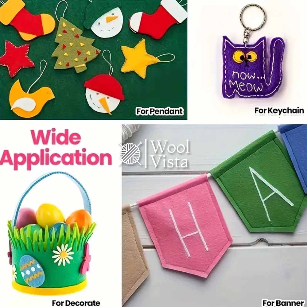 FELT FABRIC SOFT FELT SHEETS - (1 SHEET)