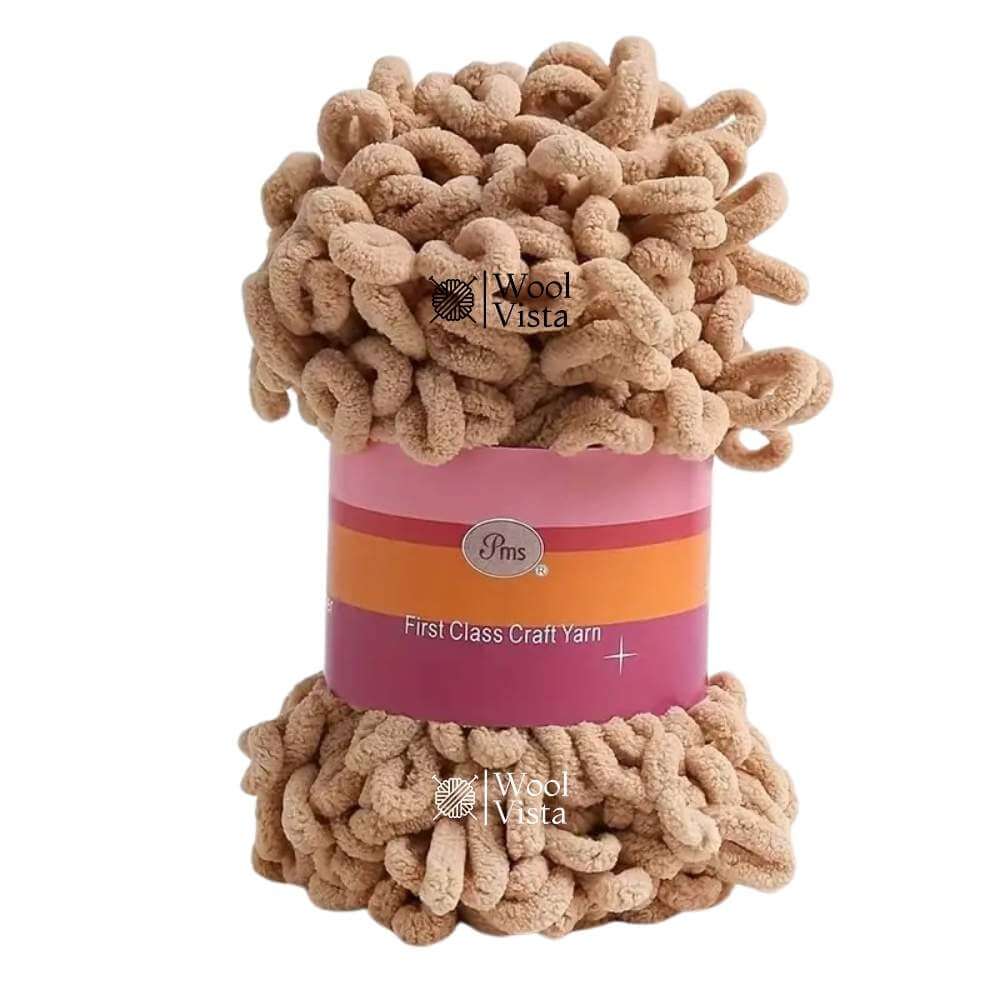 SOFT LOOP YARN BALL – DIY KNITTING YARN FOR SCARVES, BAGS, BLANKETS & CRAFTS