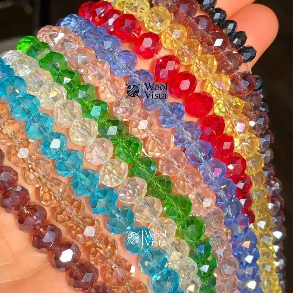 BURST COLOR GLASS FLAT BEADS 8MM – DIY JEWELRY & CRAFT SUPPLIES