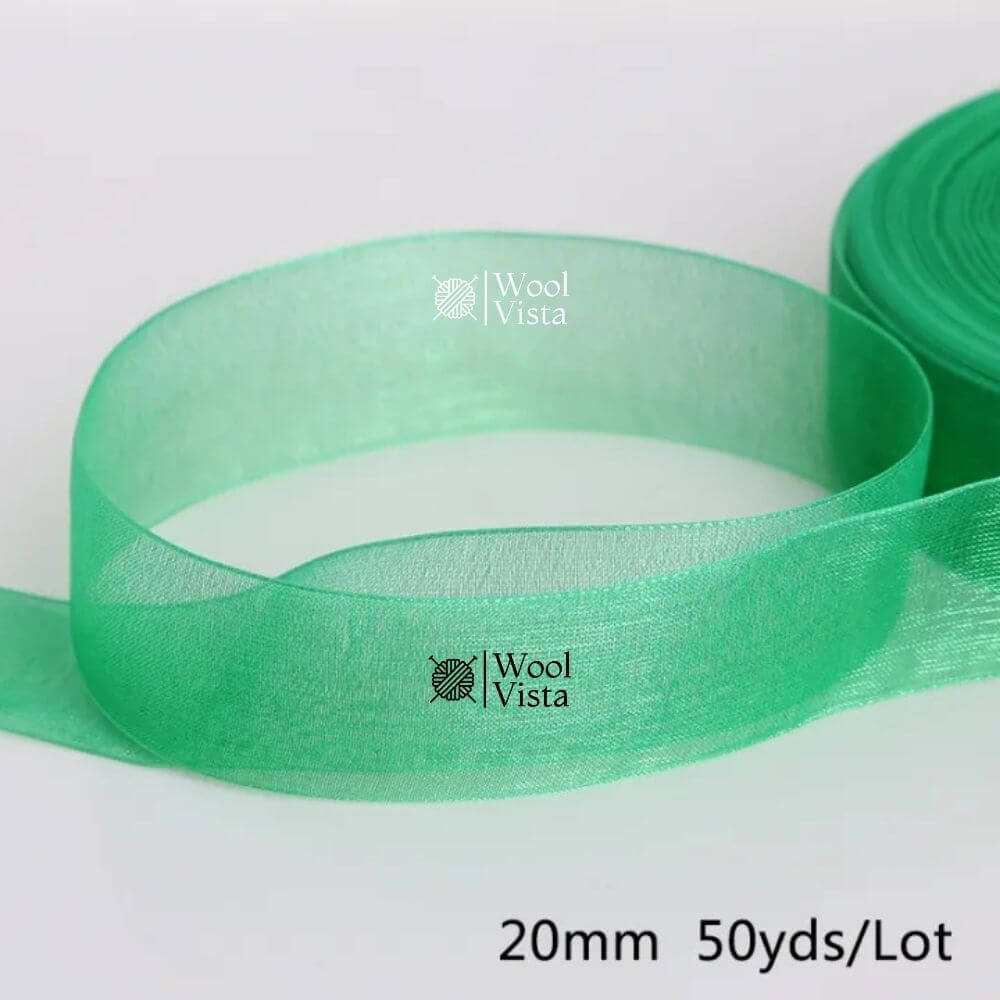 ORGANZA RIBBONS – DECORATIVE RIBBON FOR GIFT WRAPPING, CRAFTS & PARTY DECOR