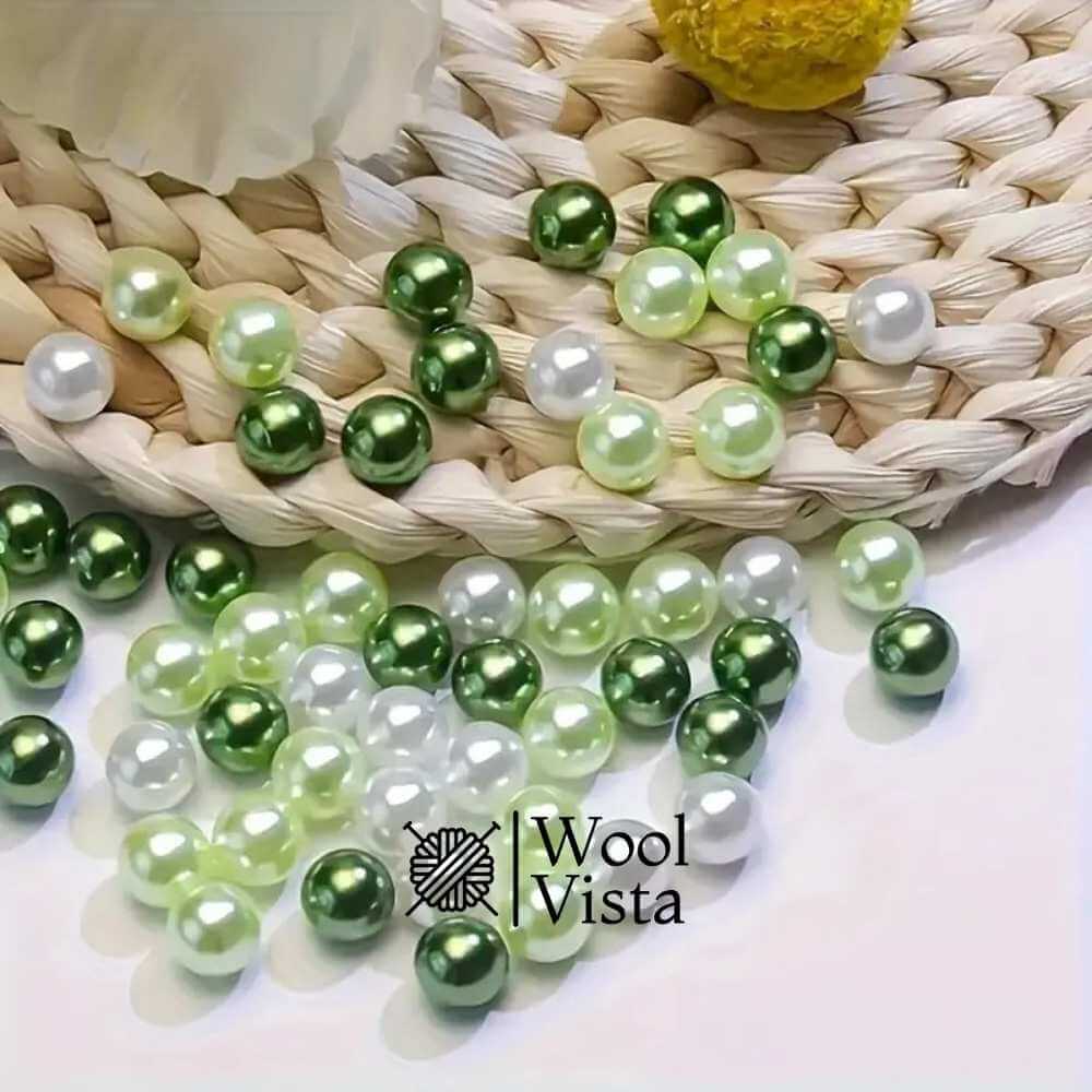 ACRYLIC ROUND BEADS WITH HOLES