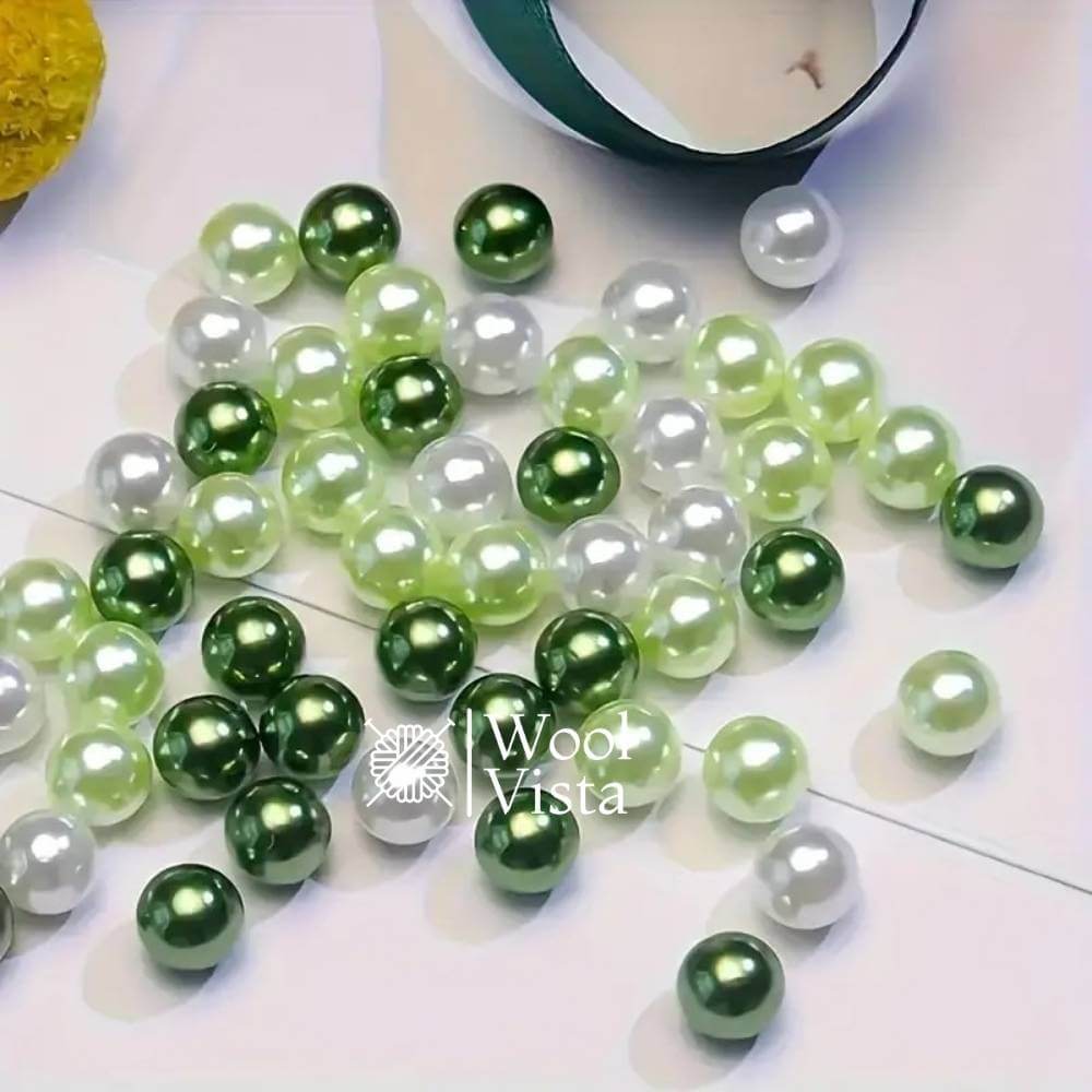 ACRYLIC ROUND BEADS WITH HOLES