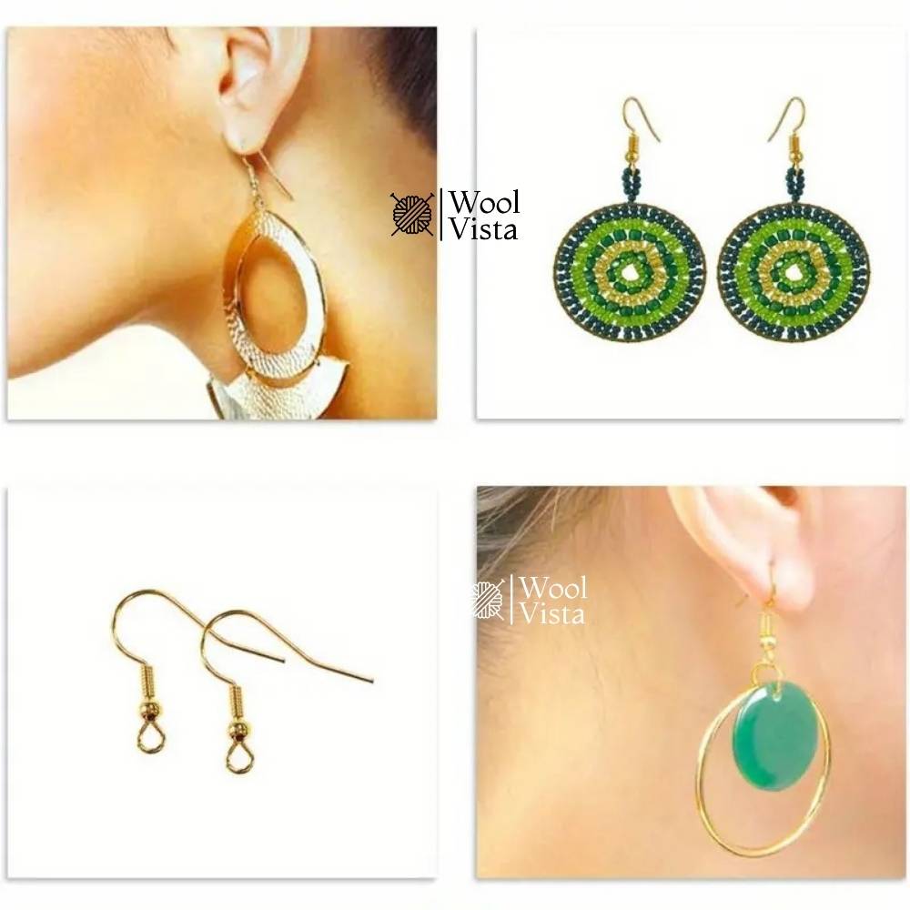 HYPOALLERGENIC STAINLESS STEEL EARRING HOOKS COILS - JEWELRY FINDINGS