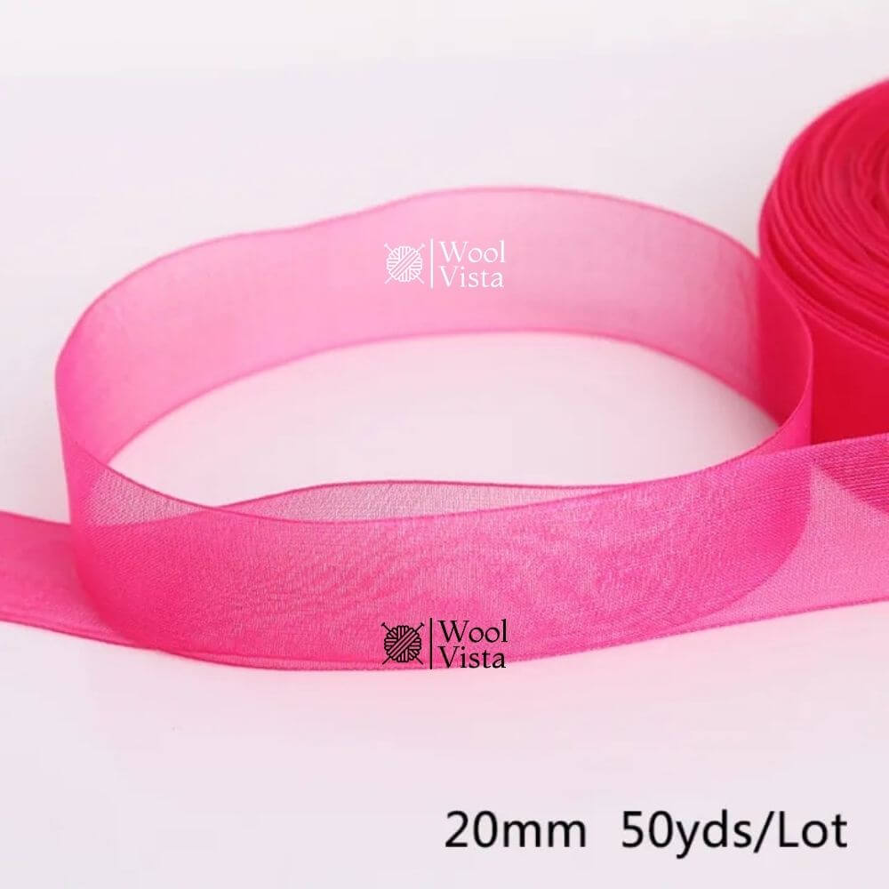 ORGANZA RIBBONS – DECORATIVE RIBBON FOR GIFT WRAPPING, CRAFTS & PARTY DECOR